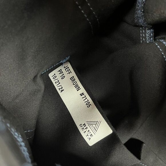 Blue Delta Custom Black Jeans USA Men's 35X28 Stretch Straight PF10 *Read - Picture 4 of 12